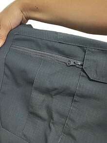 Men's Tactical Pants With Multiple Pockets, Multi-Pocket Design For Hiking & Outdoor Adventures, Camping Gear - 灰色 - 查看 10