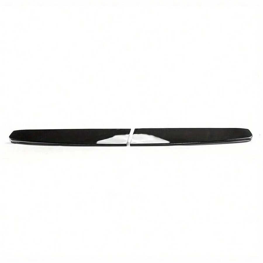 FOR  TRANSIT CUSTOM 2012-2020 GLOSS BLACK REAR TWIN BARN DOOR ROOF SPOILER - Black - View 1