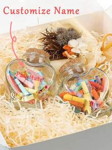 Custom Honeymoon Sand Jar Heart Bottle, Wedding Gifts Keepsake Honeymoon Gifts For Couple, Beach Holiday Keepsake Personalised Bottle With A Cork,Bridal Shower Gift, Wedding Gift, Engagement Gift, Honeymoon Gift, Party Gifts, With Hemp Rope And Label - Multicolor - View 3