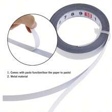 1 件木工 T 型轨道卷尺 0.5 英寸宽自粘式公制刻度尺适用于斜切轨道路由器台锯测量工具 - 白色 - 查看 10