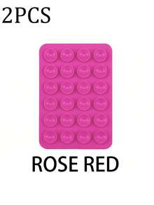 3/4个装硅胶粘性手机支架，防滑硅胶粘性手机支架，手机壳支架，免提手机配件，自拍和视频支架，1/2/5/10/50/100个装，多功能手机配件，适用于所有型号 - 彩色 - 查看 58