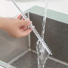 1pc Drain Cleaner Tool, Essential Tool For Drain & Bathroom Cleaning, Pipe Cleaning Brush, Drain Cleaning Equipment, Bathroom Accessories, Hair Catcher For Home Bathroom And Kitchen Drain, Keeps Drain Clear