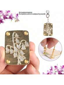 Juego mini de prensa de flores de metal | Herramienta DIY para prensar especímenes vegetales, un imprescindible para artesanías artísticas, un regalo creativo para entusiastas de las plantas y la artesanía