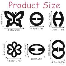 Bra Strap Clips, 12Pcs Bra Clips For Back, Anti-Slip Bra Straps Holder, Buckles Cleavage Control Clips For Bra