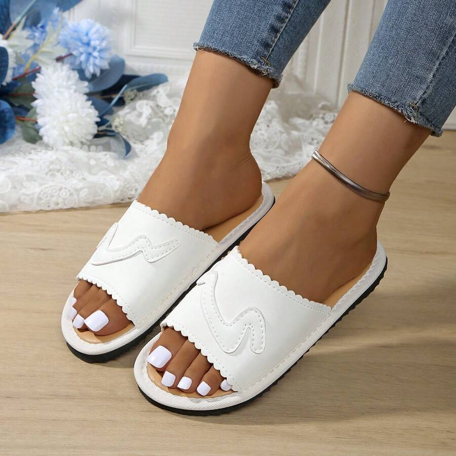 New Flat Low-Profile Outdoor Beach Travel Vacation Strap Slip-On Sandals For Women, Summer