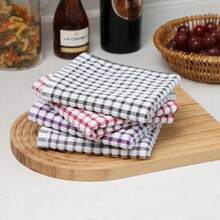 New Oeleky 100% Cotton Kitchen Dish Cloths For Washing Dishes, 12x12 Inches Dish Rags, Absorbent Kitchen Cloths Pack Of 8, Quick Drying Cleaning Cloths (Mix-3, 12"X12") - Mix-3 12"x12" - View 2