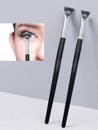 1 st solfjäderformad ögonfransborste, ögonbrynsborste, ögonskuggsborste, borste