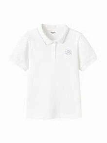 Balabala 儿童短袖女童T恤夏季中大童女童Polo衫休闲上衣清凉抗菌