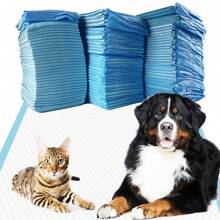 50-Piece Dog Urine Pad,Leak-Proof And Super Water-Absorbent Puppy Toilet Training Pad,Six Layers Of Thickened Protection,It Is Well Absorbed And Odorless,A Must-Have Choice For Pet Owners,And Both Puppies And Cats Can Use It,The Best Gift For A Dog