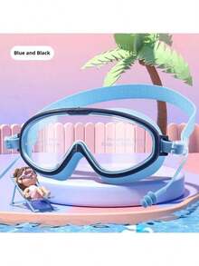 Swimming Goggles With Nose Anti Fog Goggles, Face Mask With No Leakage, Transparent Floating Diving Face Mask, 180 Wide Field Of View - Baby Pink - View 8