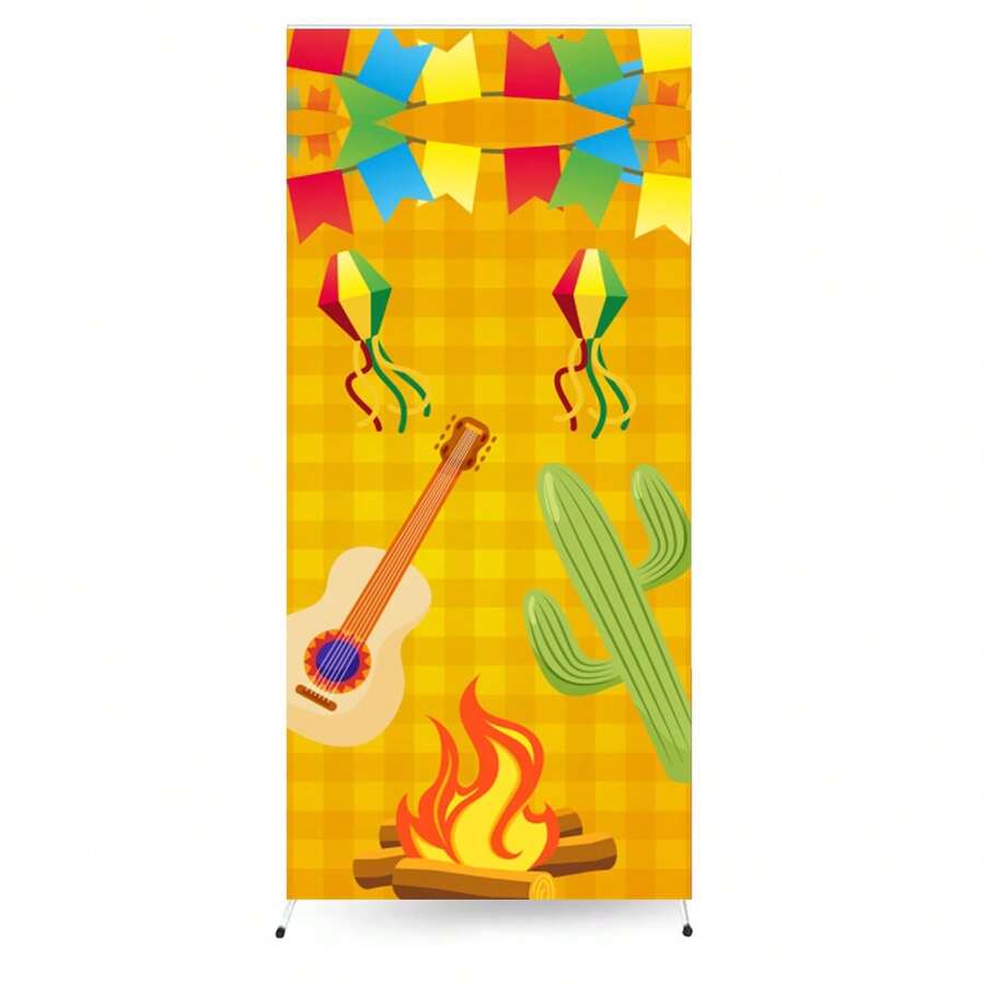 Roman Side Panel Easy To Wear 0.90m X 2.20m June Festival - PLFJN0020 - View 1