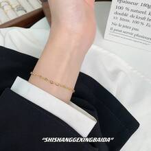 Kit Of 3 Women's Bracelets With Heart, Ball And Popcorn. 925 Silver Plated, 18K Gold - 金色 - 查看 7