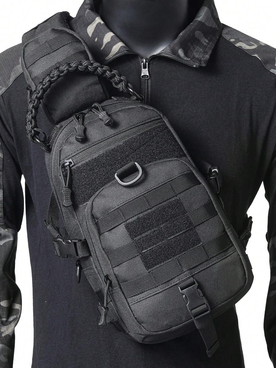 Multi-Function Sports Chest Bag, Outdoor Sports Sling Bag, Crossbody Bag With Multiple Pockets, Suitable For Hiking, Trekking, Camping And Various Outdoor Activities