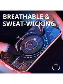 10pcs/20pcs Breathable Anti-Sweat Game Finger Sleeves, Comfortable & Precise, Enhance Gaming Experience, Elastic/Odor-Resistant/Good Conductivity - Random Color - View 10