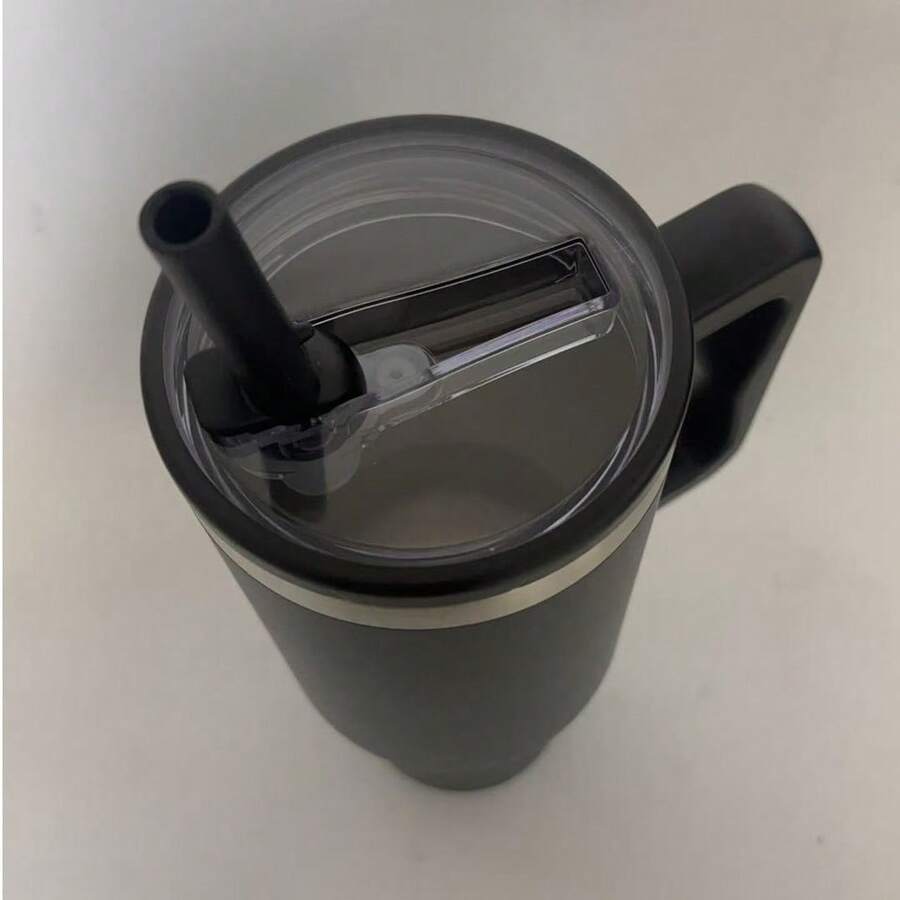 1200ml Thermal Cup With Open And Close Spout Immediate Shipping New Model - Navy Blue - View 1