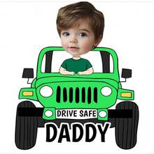 Regalos del Día del Padre, Adorno personalizado con foto de coche para papá, Colgador de coche para papá, Decoración de coche, Regalo para papá, Adorno de conducir, Regalos para papá - Multicolor - Ver 14