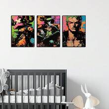 Set Of 1/3/6 Pcs Popular Wall Art One Piece - ZORO,CHOPPER, BROOK , Anime Poster Wall Posters Prints Of Anime Artworks ( Unframed)
