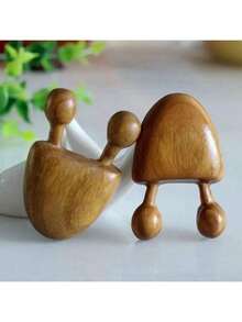 木质环形按摩器，精细身体刷脂按摩工具，哥伦比亚女士淋巴引流健身配件套装 - 彩色 - 查看 7