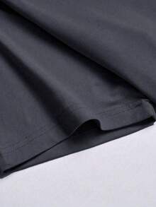 Men's Eagle Print Casual Daily Wear Short Sleeve T-Shirt And Pants Set - Grey - View 6