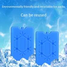 2pcs/3pcs,4/Pcs Ice Pack, Suitable For Lunch Boxes - Reusable Ultra-Thin Freezer Packs - Long-Lasting Refrigerated Packs, Ice Cube, Used For Refrigeration To Keep Food Fresh And Cool In Lunch Boxes And Breast Milk Bags - Multicolor - View 7