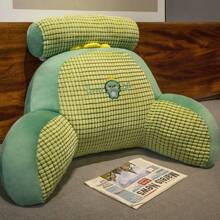 Samtiges Kopfteil-Kissen, Soft-Bag, Taillen-Schutzkissen, großer Rückenstütze, Schwangerschafts-Sofa-Kissen, Schlafsaal-Bett-Lesekissen, Taillen-Schutzkissen, Kissen, Lendenkissen Raumdekoration, ästhetische Raumdekoration, Wohndekoration, Wohnzimmer-Dekoration, Stuhl, Bürostuhl, Sitzkissen