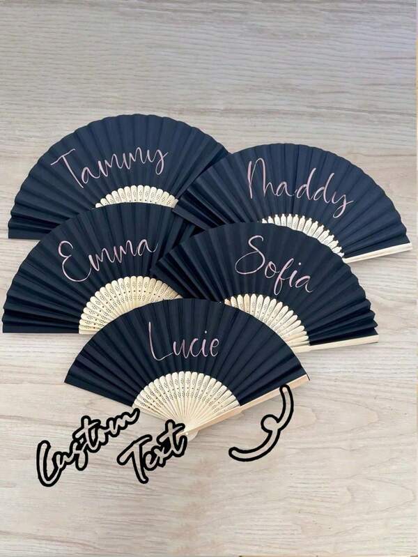 1 Stück personalisierter Name LOGO weißer Hochzeitsfächer, klassischer DIY-Fächer, dekorative hochwertige individuelle, personalisierte, stilvolle, exquisite personalisierte Geschenke für sie, Freund, Freundin, Vater, Familie, Mutter, Freunde, Haustiere, Sohn, langanhaltend, bunt, süß, niedlich, lustig, Kawaii, Y2K, stilvoll, unisex, lässig, individualisiert, einzigartig, personalisiert, ideal als Geschenk für ihn, ideale Geschenke, für Sie, sie