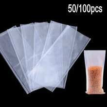 50/100pcs Carp Fishing PVA Bags Fast Dissolving Fishing Material Tackle Carp Bait Bags