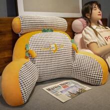 Samtiges Kopfteil-Kissen, Soft-Bag, Taillen-Schutzkissen, großer Rückenstütze, Schwangerschafts-Sofa-Kissen, Schlafsaal-Bett-Lesekissen, Taillen-Schutzkissen, Kissen, Lendenkissen Raumdekoration, ästhetische Raumdekoration, Wohndekoration, Wohnzimmer-Dekoration, Stuhl, Bürostuhl, Sitzkissen