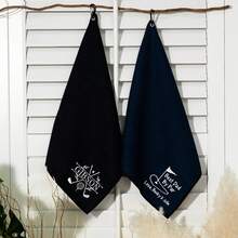 个性化高尔夫毛巾、刺绣高尔夫毛巾、定制字母高尔夫毛巾、送给爸爸的高尔夫礼物、男士周年纪念礼物、伴郎礼物、海滩必需品、开学季浴巾、美容沙龙、酒店运动、家居必需品、毛巾、护肤品 - 彩色 - 查看 7