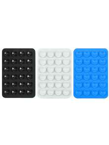 3/4个装硅胶粘性手机支架，防滑硅胶粘性手机支架，手机壳支架，免提手机配件，自拍和视频支架，1/2/5/10/50/100个装，多功能手机配件，适用于所有型号 - 彩色 - 查看 42