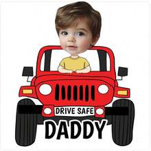 Regalos del Día del Padre, Adorno personalizado con foto de coche para papá, Colgador de coche para papá, Decoración de coche, Regalo para papá, Adorno de conducir, Regalos para papá - Multicolor - Ver 12