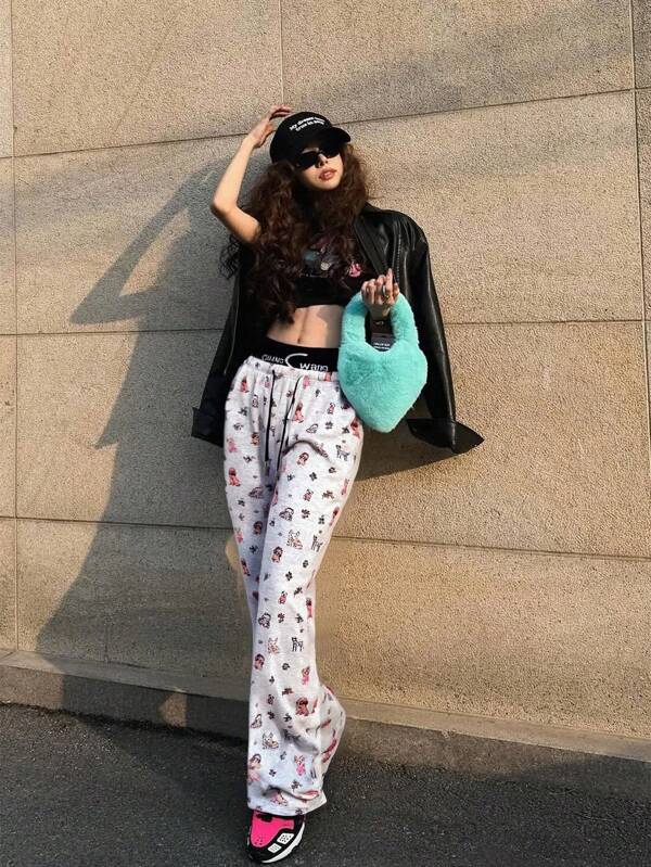 Pantalón Casual VIBAVE 2025 para Mujer, Suéter de Pierna Recta Ligero y Suelto para el Verano