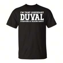 Duval Surname Team Family Last Name Duval T-Shirt 220g Cotton Crew Neck Top With Gentle Be Yours Typography And Pastel Color Design,Subtle Y3467K Meets Natural Style, I For Young Wo Seeking A Calm,Great Gift For A Gentle Soul,Casual Yet Elegant Daily Wear For Garden Walks, Coffee Dates, Art Museums, Or Reading Nooks - Black - View 1