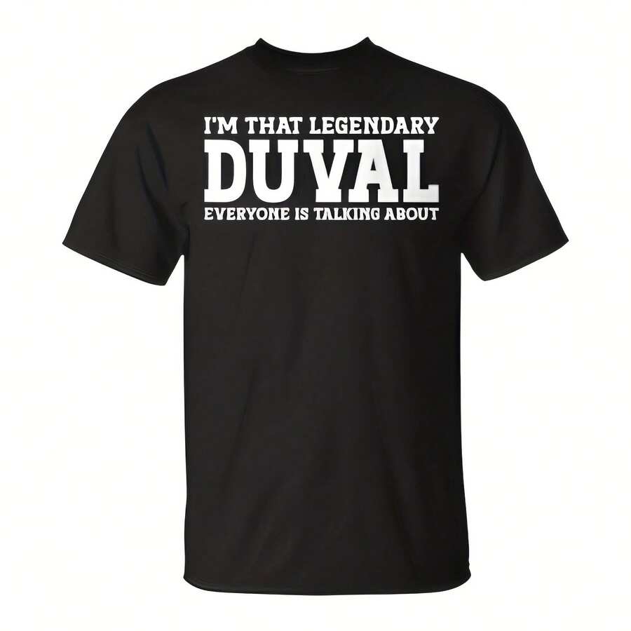 Duval Surname Team Family Last Name Duval T-Shirt 220g Cotton Crew Neck Top With Gentle Be Yours Typography And Pastel Color Design,Subtle Y3467K Meets Natural Style, I For Young Wo Seeking A Calm,Great Gift For A Gentle Soul,Casual Yet Elegant Daily Wear For Garden Walks, Coffee Dates, Art Museums, Or Reading Nooks - Black - View 1