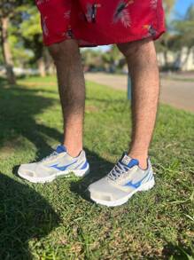 Tênis Esportivo Masculino Treino Fit Corrida Trabalho Desportivo Amarrar Academia e fitness