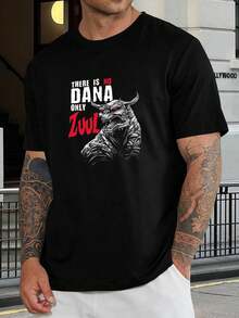 Camiseta de Ghostbusters Zuul - "No hay Dana, solo Zuul" Camiseta gráfica para hombre y mujer - Camiseta de película de culto clásico - Cuello redondo negro - Moda friki - Regalo para marido - Disfraz de Halloween - Negro - Ver 1