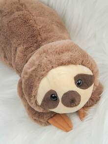 48厘米树懒毛绒玩具，温暖舒适 - 可爱柔软的毛绒玩具，适合成人和儿童（男孩、女孩、婴儿和幼儿），非常柔软的三趾树懒毛绒玩具，毛绒玩具礼物，房间装饰，节日装饰，卡通森林动物毛绒玩具，家居装饰，派对用品，柔软的树懒玩具，企鹅，动物玩具，树懒，毛绒玩具，柔软的玩具，家居装饰，节日礼物，生日礼物，送给家人和朋友