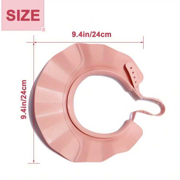 1pc Adjustable Protective Eye Mask And Shower Cap - Soft, Comfortable And Waterproof, Easy To Wash Hair - Perfect Fit - Available In Beige, Pink And Blue, Shower Cap And Bath Products Back To School