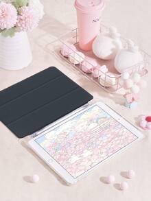 Funda para iPad compatible con Apple iPad Air 11 (2025 M2) / iPad 11a generación 11" (A16 2025) / iPad 10a generación 10.9" - Funda protectora linda con soporte para lápiz, soporte plegable de triple, función de activación/desactivación automática, ligera y resistente a golpes - Colores pastel para niñas y creativos - Multicolor - Ver 7