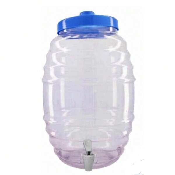 Barril vitrolero con llave 15 litros para bebidas fiestas infusiones agua jugos dispenser bebidas organizador eventos recipiente vidrio almacenamiento fiesta