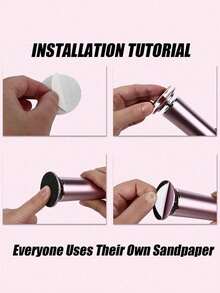 60Pcs/Box Replacement Roller Sheet For Foot Care Tool, Head Electronic Pedicure Foot File Hard Skin Remover Refills,Universal Extra Coarse Replacement Roller Refill Heads Electronic Perfect Foot File Electric Callus Remover Accessories