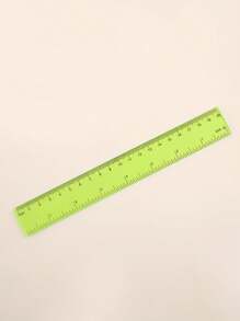 Righello in plastica trasparente, righello stazionario creativo, strumento di misurazione per studenti, righello colorato, forniture scolastiche, ritorno a scuola