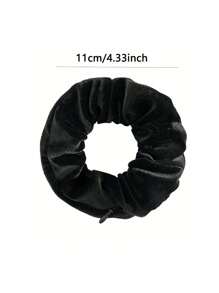Elastice de păr cu fermoar din catifea coreeană de culoare solidă, frânghie de păr pentru intestin gros din material la modă, geantă de depozitare pentru accesorii de păr, depozitare portabilă de călătorie