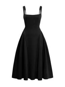 Unadoll 女士休闲居家海滩度假返校音乐圣诞节母亲节复活节毕业季约会颈挂性感无背带套装，