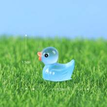 10/30/50pcs DIY Mini Yellow Duck, Glowing Mini Resin Yellow Duck, Mini Toy, Glowing Small Animal In The Dark, Suitable For Holiday Gifts, Sock Gifts, Party Gifts, Prank Games, Landscape Gardens
