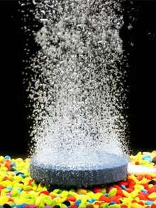 1 pieza Piedra de burbujas con opciones de diferentes tamaños, placa de burbujas para acuario, disco de oxígeno, generador de burbujas para pecera - Multicolor - Ver 4