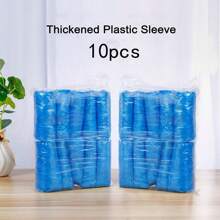100pcs Disposable Arm Sleeves, Transparent Plastic Sleeves, Waterproof, Dustproof, And Oil Resistant Arm Sleeves