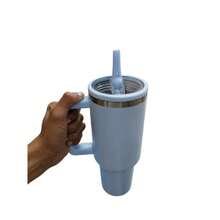 1200ml Thermal Cup With Open And Close Spout Immediate Shipping New Model - Baby Blue - View 2