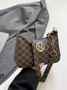 Mini Crocodile Fashion Shoulder Bag Women's Bag - Coffee - View 5