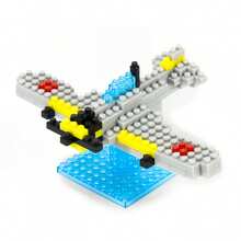 F-15 Eagle Military Fighter Jet Building Blocks Set, Suitable For 14+ Teenagers Birthday Gift, Aircraft Carrier Fighter Jet Army Plane Small Particle Assembly Model, Includes Building Tool Set/Tweezers/Building Gloves, Challenge Highly Intricate Micro Piece Assembly Models For Creative Play And Learning, Fun Experience For Friends And Family! Home Desktop Holiday Decor, Engaging Educational Toy - Multicolor - View 8